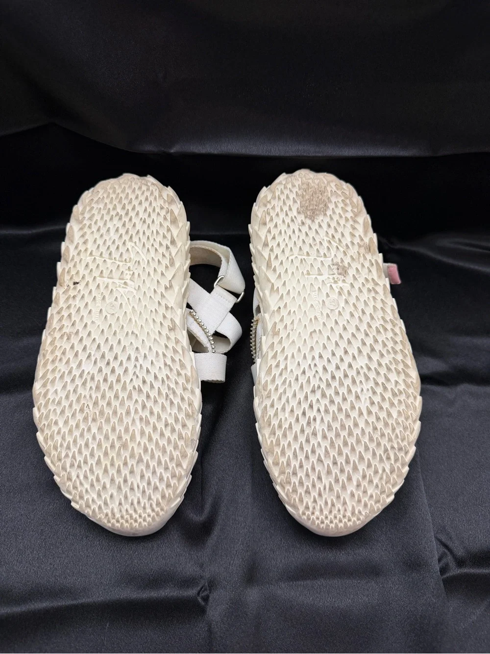 Giuseppe Zanotti Cream Strappy Platform Sport Sandals